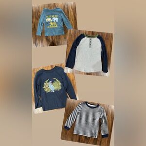 Carter’s, OshKosh B'gosh, and Tommy Bahama Shirt Bundle 4T